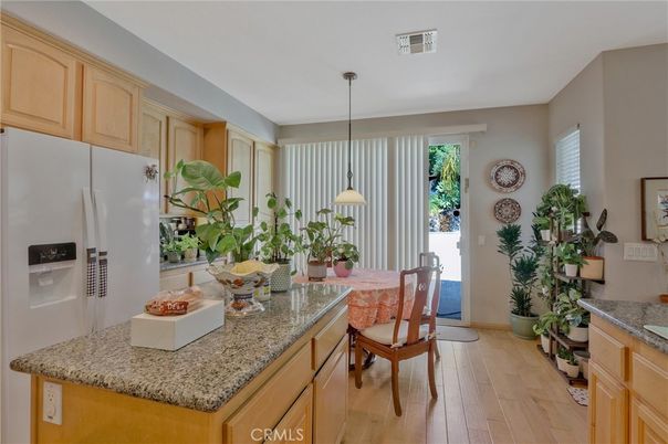 Dining room, Interior, Kitchen, Pendant Lights, Wood Texture Flooring
