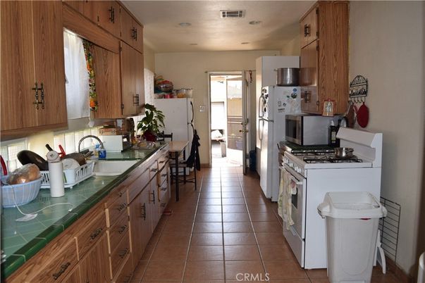 Interior, Kitchen, Recessed Lighting, Tile Countertops