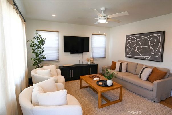 Interior, Living room, Recessed Lighting