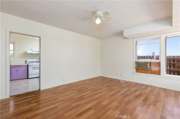 Empty room, Interior, Kitchen, Wood Texture Flooring