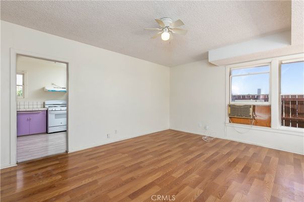 Empty room, Interior, Kitchen, Wood Texture Flooring