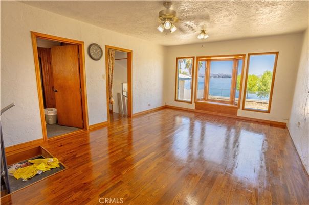 Empty room, Interior, Water, Wood Texture Flooring