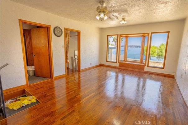 Empty room, Interior, Water, Wood Texture Flooring