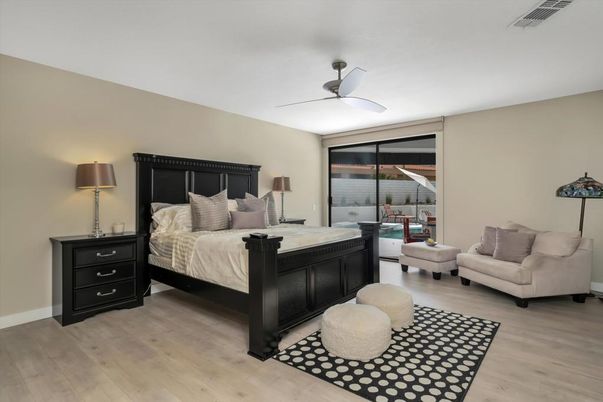 Bedroom, Interior, Wood Texture Flooring