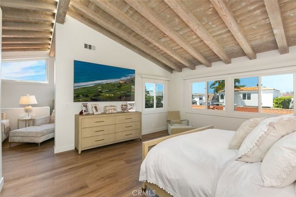 Bedroom, Interior, Wooden Beams, Wooden Ceilings, Wood Texture Flooring