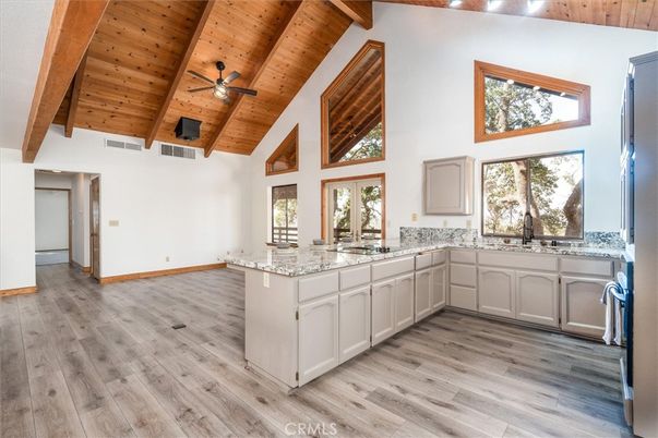 Interior, Kitchen, Wooden Beams, Wooden Ceilings, Wood Texture Flooring