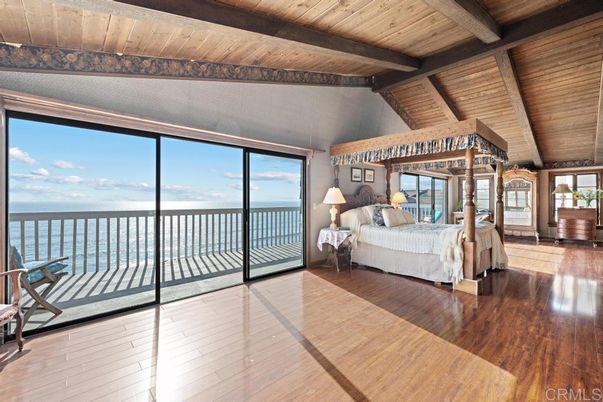 Bedroom, Interior, Water, Wooden Beams, Wooden Ceilings, Wood Texture Flooring