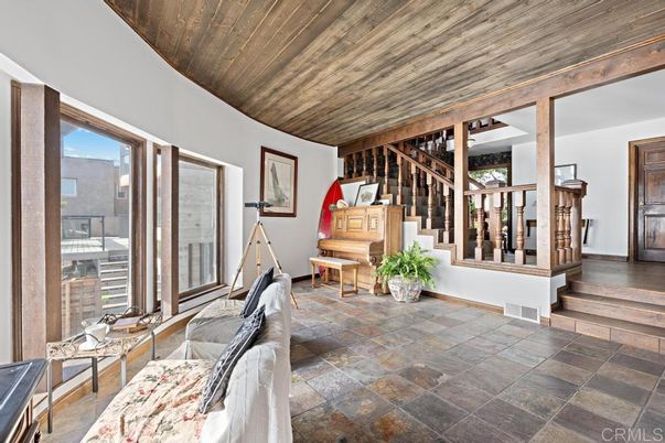 Interior, Piano, Wooden Ceilings