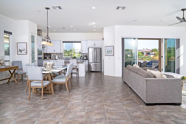 Dining room, Interior, Kitchen, Living room, Pendant Lights, Recessed Lighting, Stainless Steel Appliances