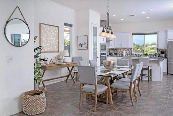 Dining room, Interior, Kitchen, Pendant Lights, Recessed Lighting, Stainless Steel Appliances