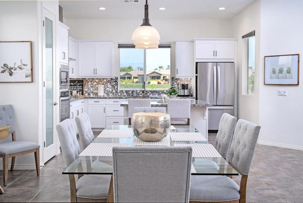 Dining room, Interior, Kitchen, Pendant Lights, Recessed Lighting, Stainless Steel Appliances