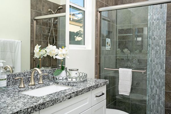 Bathroom, Glass Shower, Interior