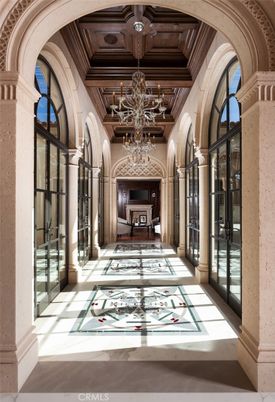 Chandelier, Interior, Wooden Ceilings