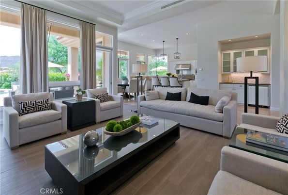Dining room, Interior, Kitchen, Living room, Pendant Lights, Recessed Lighting, Wood Texture Flooring