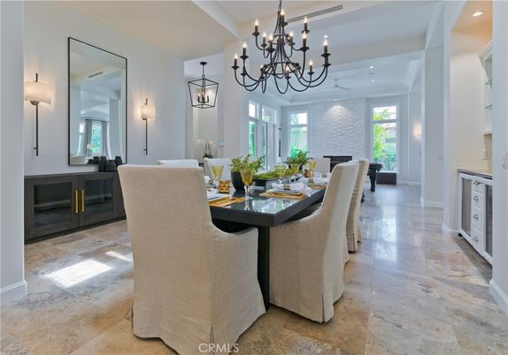 Chandelier, Dining room, Interior, Pendant Lights, Recessed Lighting