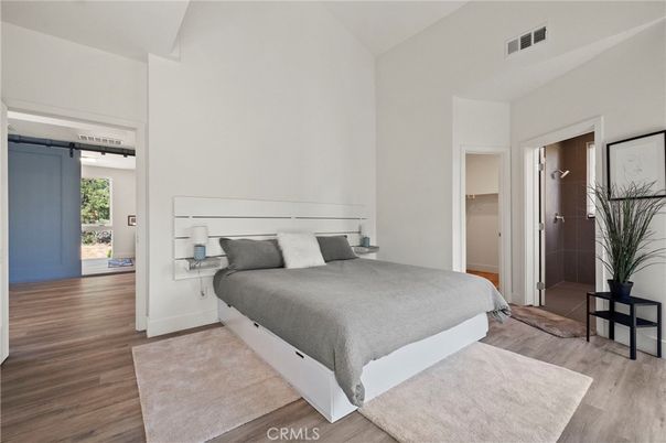 Bedroom, Interior, Wood Texture Flooring