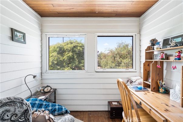Home Office, Interior, Wooden Ceilings, Wood Texture Flooring