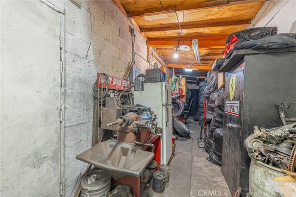 Fitness Equipment, Interior, Stone Walls, Wooden Beams, Wooden Ceilings
