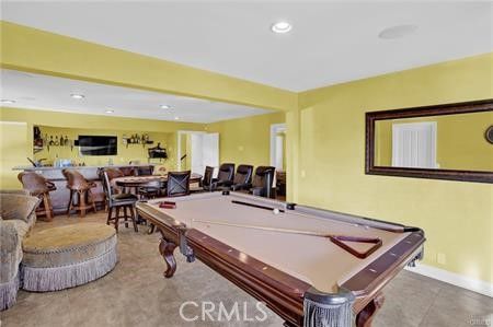 Billiard Table, Game Room, Interior, Living room, Recessed Lighting