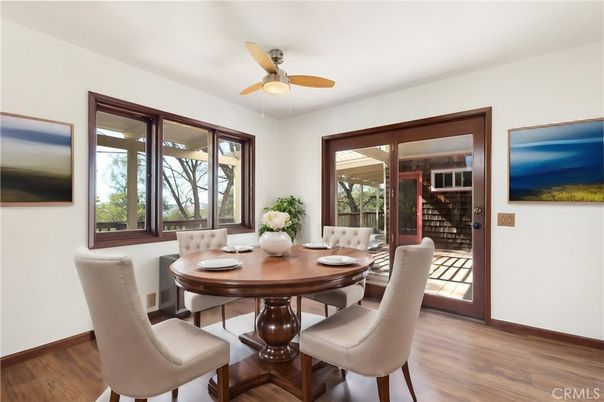 Dining room, Interior, Wood Texture Flooring