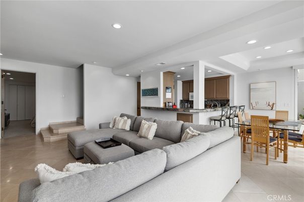 Dining room, Interior, Kitchen, Living room, Recessed Lighting