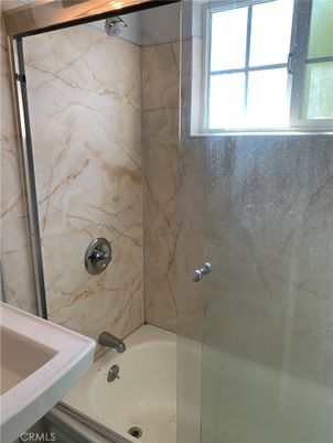 Bathroom, Glass Shower, Interior, Marble Walls