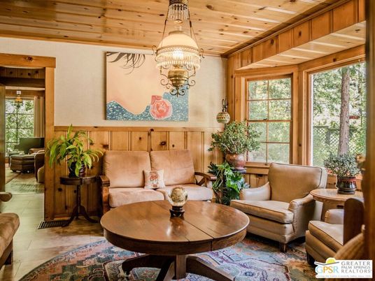Chandelier, Interior, Living room, Wooden Ceilings, Wooden Walls