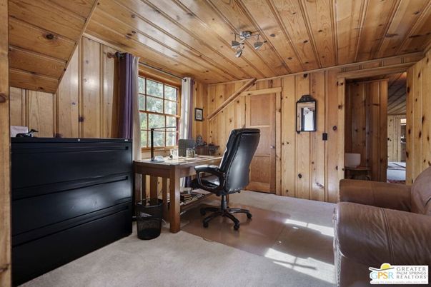 Home Office, Interior, Wooden Ceilings, Wooden Walls
