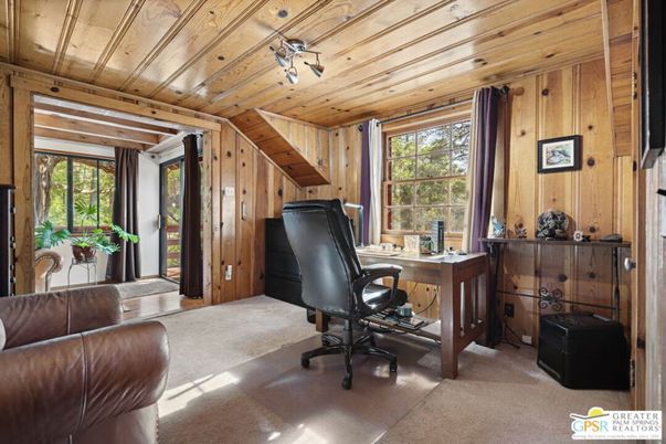Home Office, Interior, Wooden Beams, Wooden Ceilings, Wooden Walls
