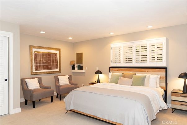 Bedroom, Interior, Recessed Lighting