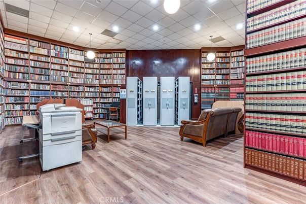 Home Office, Interior, Pendant Lights, Recessed Lighting, Wood Texture Flooring