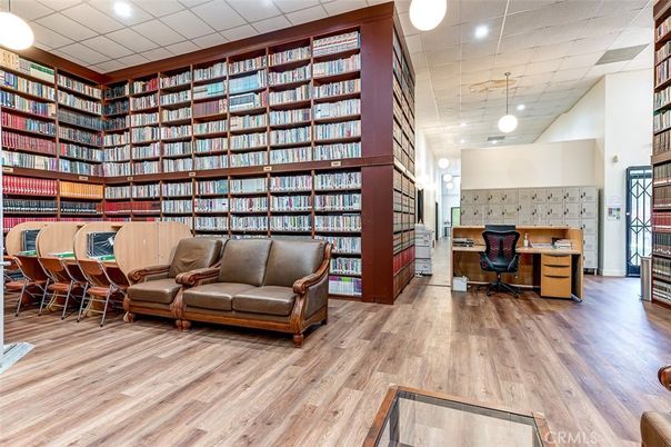 Home Office, Interior, Pendant Lights, Recessed Lighting, Wood Texture Flooring