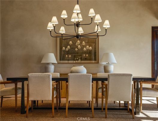 Chandelier, Dining room, Interior