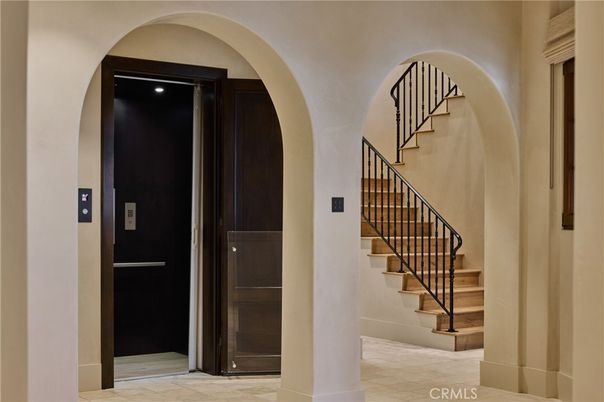 Elevator, Interior, Marble