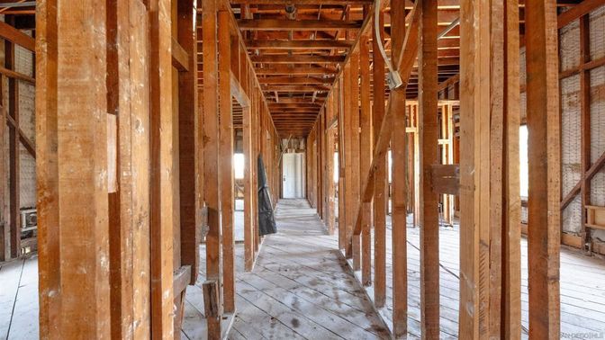 Interior, Wooden Beams, Wooden Walls
