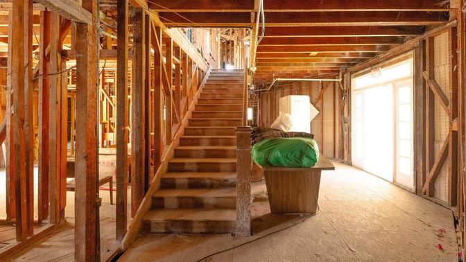 Interior, Wooden Beams