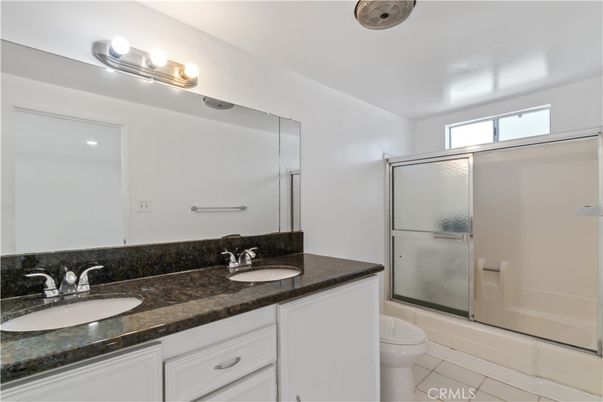 Bathroom, Dual Sink Vanities, Glass Shower, Interior