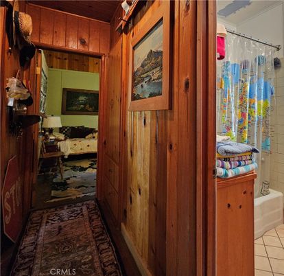 Bathroom, Interior, Wooden Walls