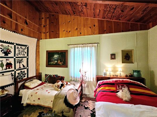Bedroom, Interior, Wooden Ceilings, Wooden Walls