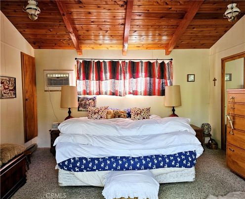 Bedroom, Interior, Wooden Beams, Wooden Ceilings