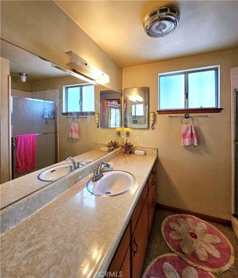 Bathroom, Dual Sink Vanities, Glass Shower, Interior