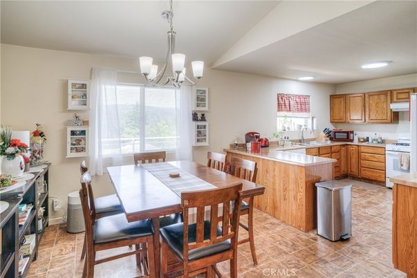 Chandelier, Dining room, Interior, Kitchen, Recessed Lighting