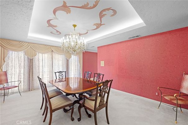 Chandelier, Dining room, Interior