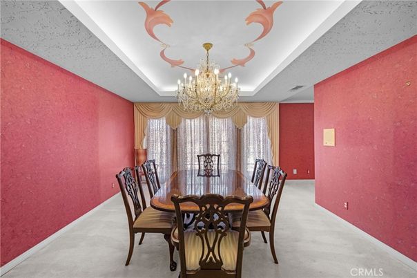 Chandelier, Dining room, Interior