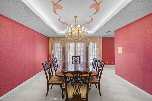 Chandelier, Dining room, Interior