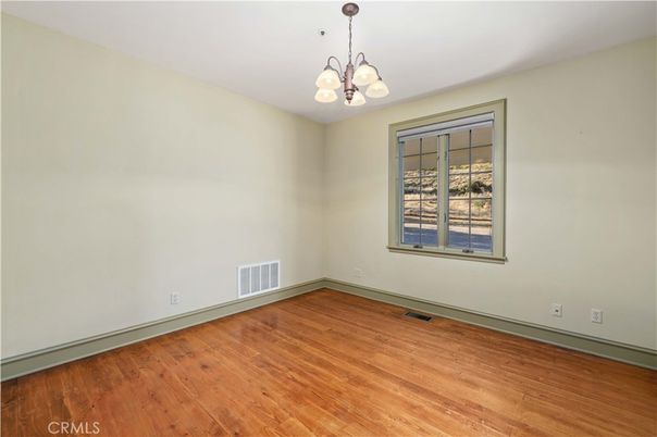 Chandelier, Empty room, Interior, Wood Texture Flooring