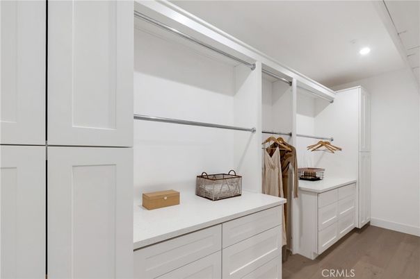 Interior, Recessed Lighting, Walk-in Closets, Wood Texture Flooring
