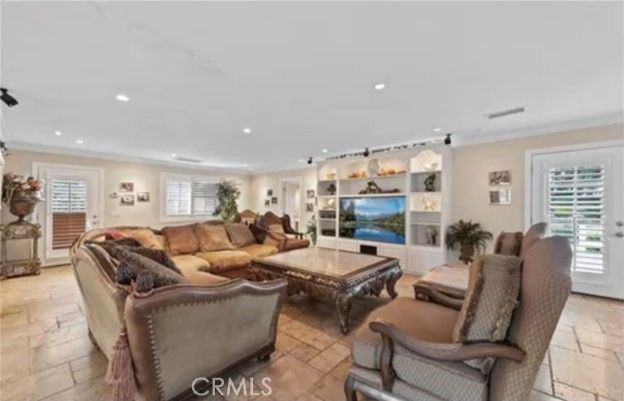 Interior, Living room, Recessed Lighting