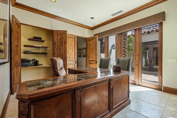 Home Office, Interior, Recessed Lighting