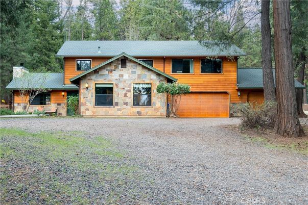 Attached, Backyard, Exterior, Facade, Log Home